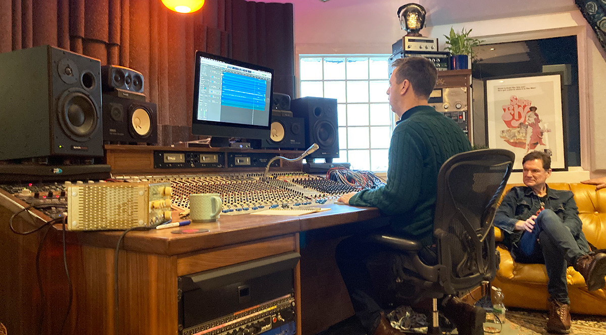 Studio Recording studio control room