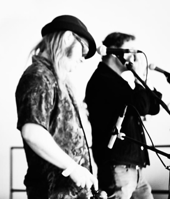 Neil & Andy on stage